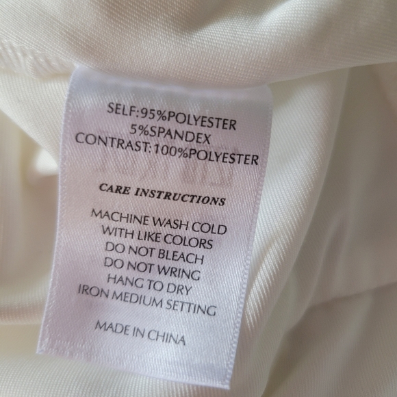 12th Tribe White Sequin Thong Bodysuit Twist Halter Neckline Cut Out Bust Sexy M - Picture 10 of 13